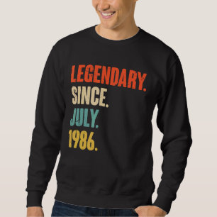 Sudadera Legendario desde julio de 1986: 36 años