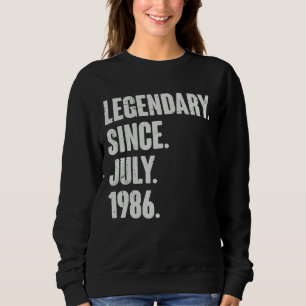 Sudadera Legendario desde julio de 1986: 36 años