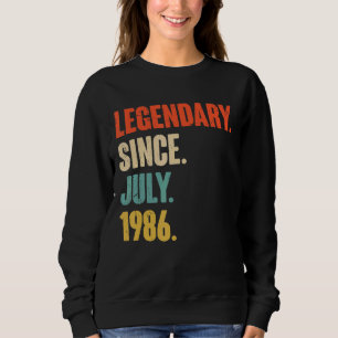 Sudadera Legendario desde julio de 1986: 36 años