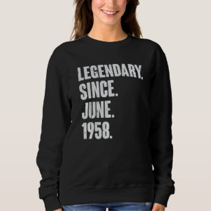 Sudadera Legendario desde junio de 1958 64 años