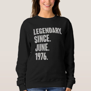Sudadera Legendario desde junio de 1976 46 años