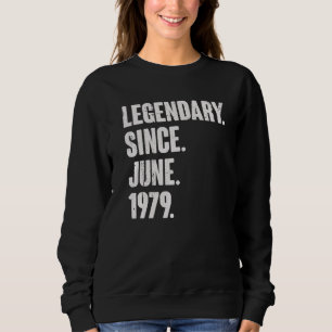Sudadera Legendario desde junio de 1979 43 años