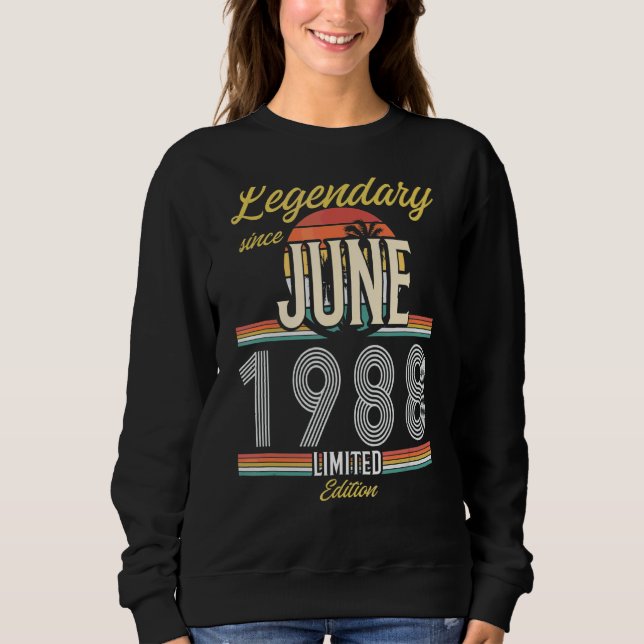 Sudadera Legendario desde junio de 1988 (Anverso)