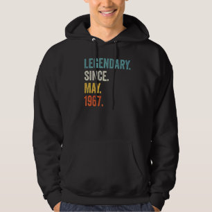 Sudadera Legendario desde mayo de 1967 55º cumpleaños