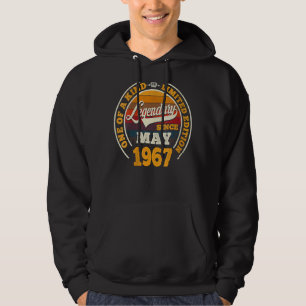 Sudadera Legendario desde mayo de 1967 55º cumpleaños 55 añ