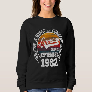 Sudadera Legendario desde septiembre de 1982 40º cumpleaños