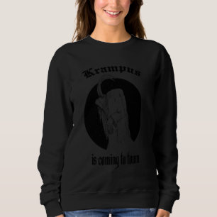 Sudadera Legendario Krampus Como Máscara De Perchten Idea