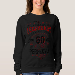 Sudadera Legendario Vintage 60 años Perfectamente 60