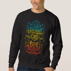 Sudadera Legendario Vintage de 30 años de edad perfectament
