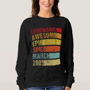 Sudadera Legendario Vintage e impresionante épico desde mar
