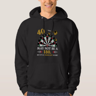 Sudadera Legendary Score Funny de 40 años Cumpleaños Dart