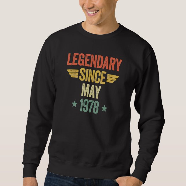 Sudadera Legendary Since May 1978 (Anverso)