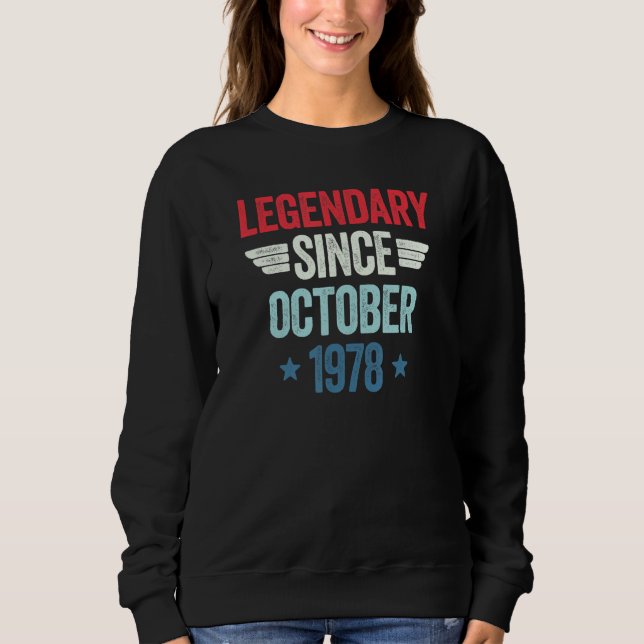 Sudadera Legendary Since October 1978_1 (Anverso)