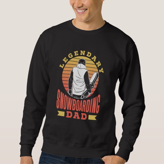 Sudadera Legendary Snowboarding Dad Snowboarder Snowboard F (Anverso)