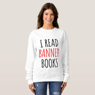 Sudadera Leí Libros Prohibidos Cita divertida