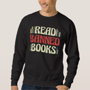 Sudadera Leí Libros Prohibidos Hombres Divertidos Leen Libr