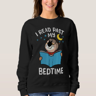 Sudadera Leí Más Allá De Mi Hora De Cama - Libro Otter Book