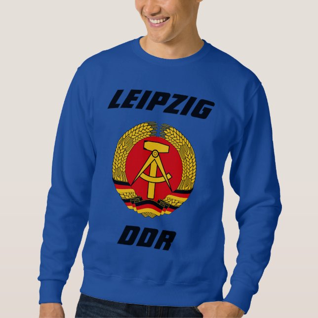 Sudadera Leipzig, DDR - República Democrática Alemana (Anverso)