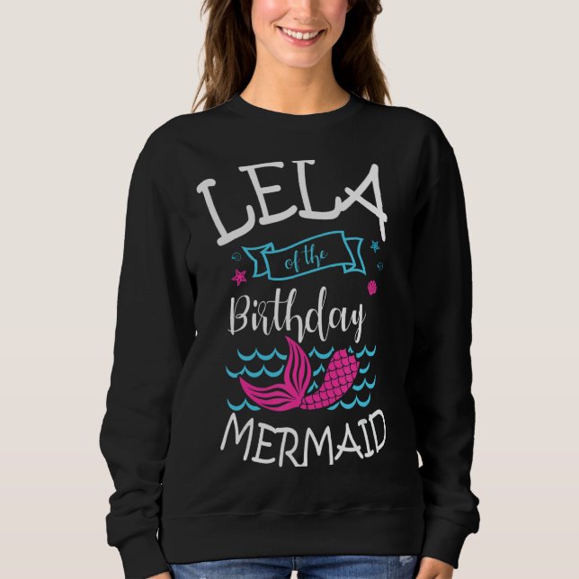 Sudadera Lela De La Celebración Del Día De Cumpleaños De La (Anverso)