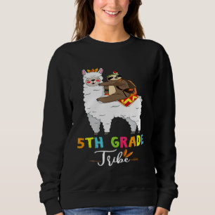 Sudadera Lema de la tribu de quinto grado montando llamada