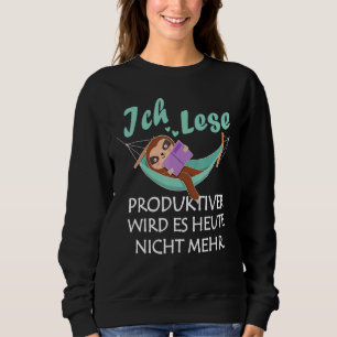 Sudadera Lema divertida que leí que la productividad ya no