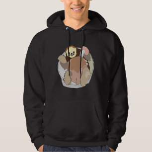 Sudadera Lema feliz relajación ajuste relajado