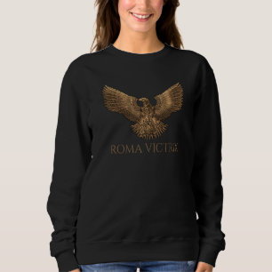Sudadera Lema romano antiguo Roma Victrix Latín steampunk