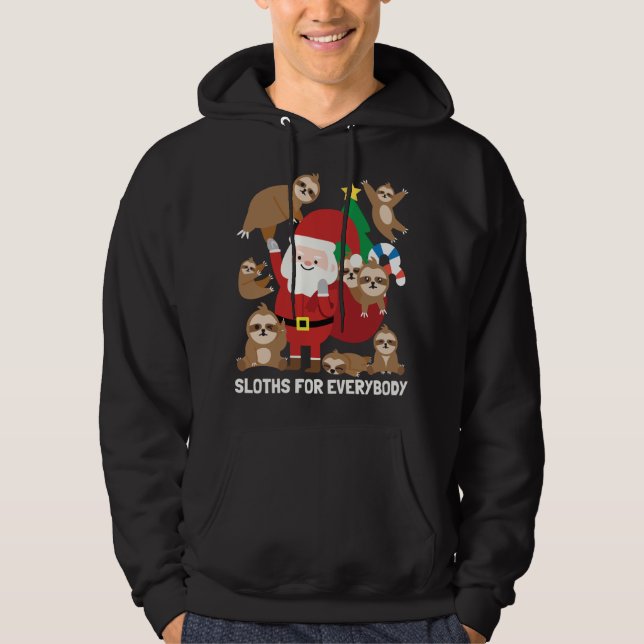 Sudadera Lemas Para Todos Divertidos Navidades De Invierno  (Anverso)