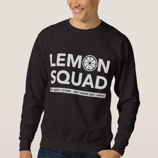 Sudadera Lemon Squad Lemonade Juice Summer Fruit (Anverso)