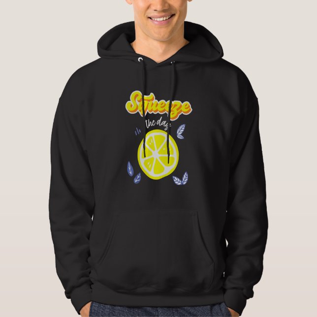 Sudadera Lemon Squeeze The Days Lemon Pulp Citrus Fruth (Anverso)