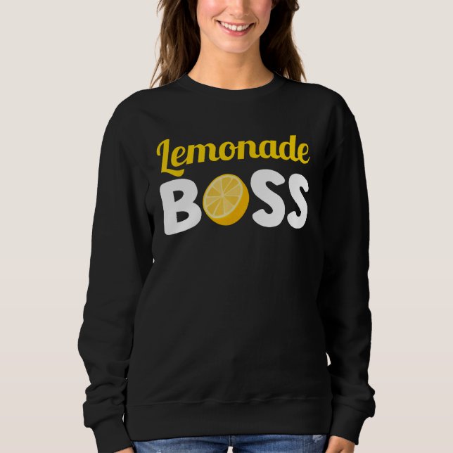 Sudadera Lemonade Boss Stand Lemon Juice Summer Entrepreneu (Anverso)