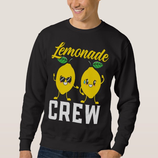 Sudadera Lemonade Crew Lemon Fruit Emprendedor (Anverso)