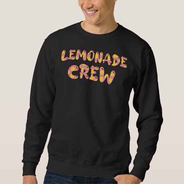 Sudadera Lemonade Crew Lemon Lover Floral Verano Lemon rosa (Anverso)