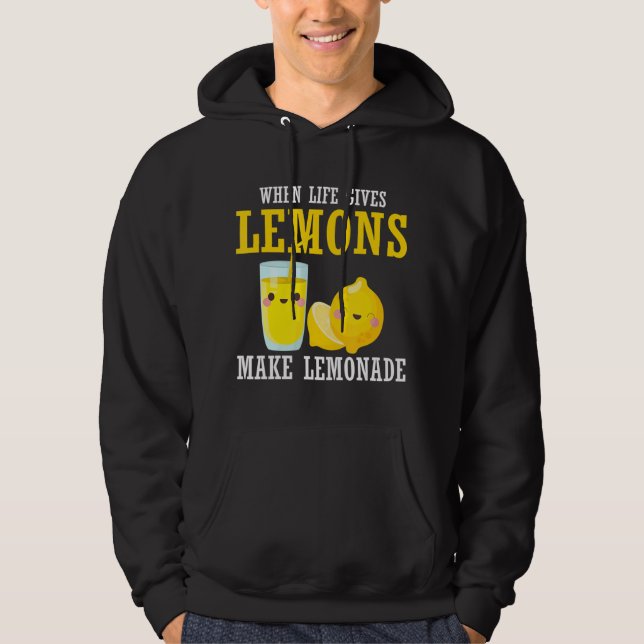 Sudadera Lemonade Lover Niños Fun Sour Lemon Glass (Anverso)
