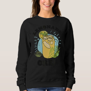 Sudadera Lemonade Stand Crew Lemon Juice Citrus Summer Drin