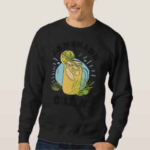 Sudadera Lemonade Stand Crew Lemon Juice Citrus Summer Drin