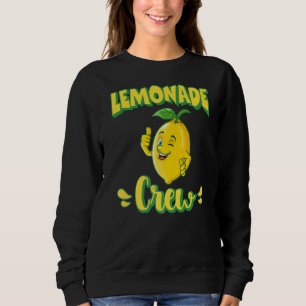 Sudadera Lemonade Stand Crew Lemon Juice Summertime Vacatio