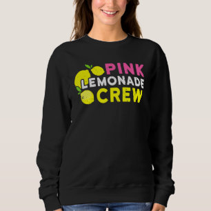 Sudadera Lemonade Stand Rosa Lemonade Crew Summer Fruem