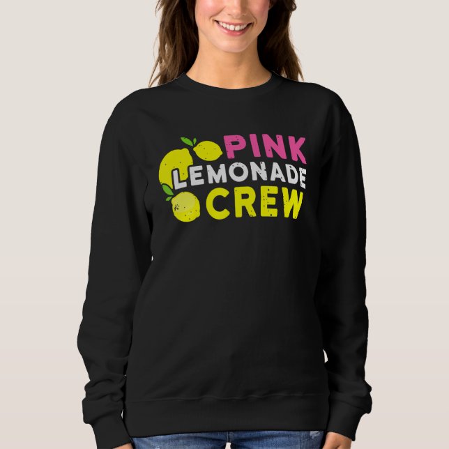 Sudadera Lemonade Stand Rosa Lemonade Crew Summer Fruem (Anverso)