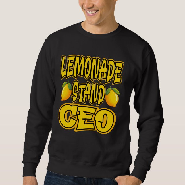 Sudadera Lemonade Stand Security CEO Lemon Juice (Anverso)