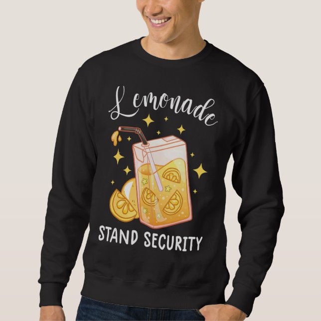 Sudadera Lemonade Stand Security Lemon Juice Lemonade Crew (Anverso)