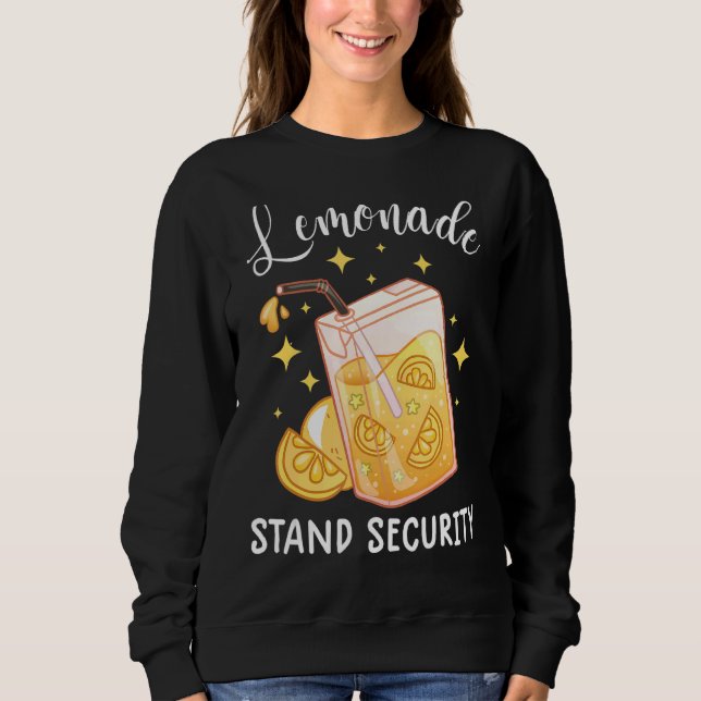 Sudadera Lemonade Stand Security Lemon Juice Lemonade Crew (Anverso)