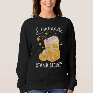 Sudadera Lemonade Stand Security Lemon Juice Lemonade Crew