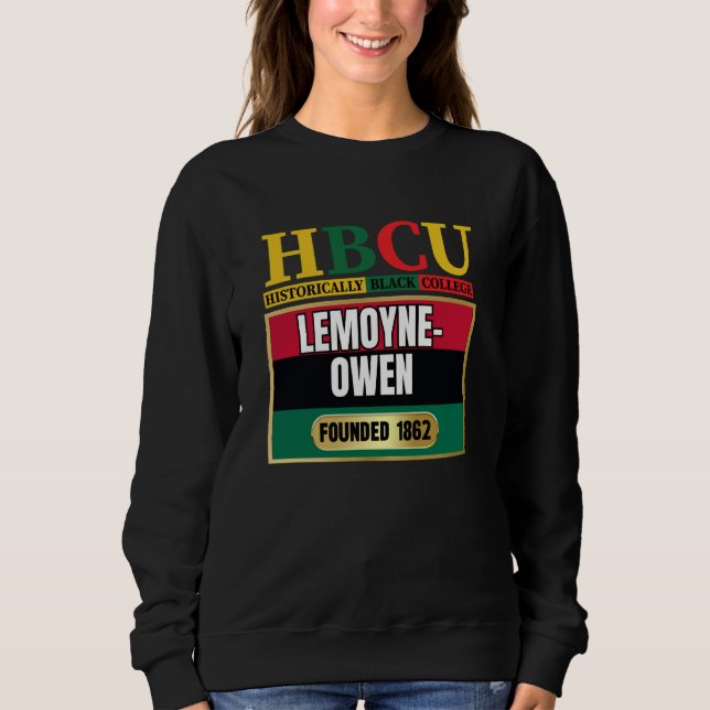 Sudadera LeMoyne-Owen, LMOC, HBC Graphic (Anverso)