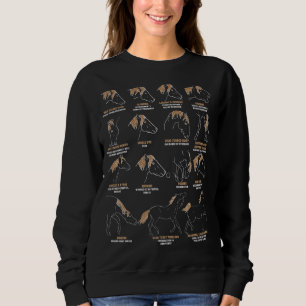 Sudadera Lenguaje De Caballo Lo Que Mi Caballo Quiere Decir
