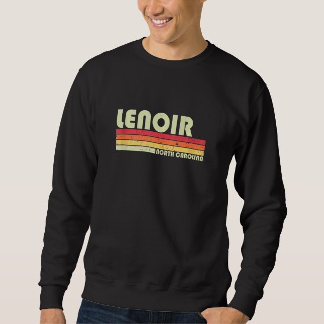 Sudadera LENOIR NC NORTE CAROLINA Funny City Home Roots Gif (Anverso)