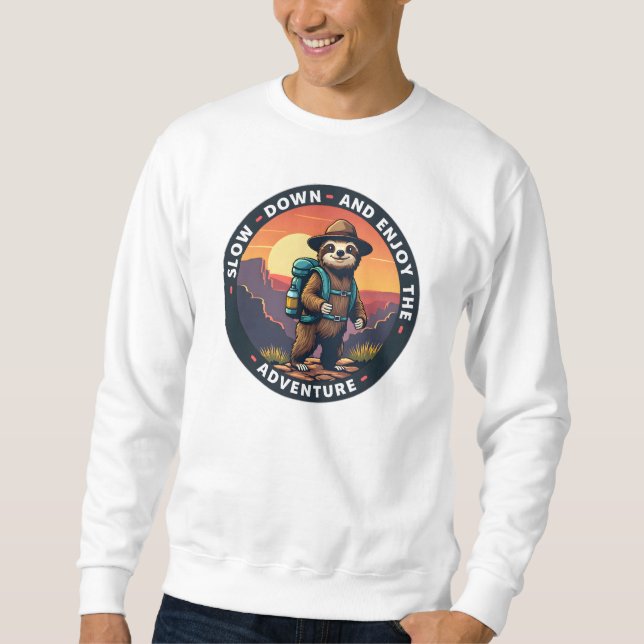 Sudadera Lenta despacio Disfruta del Advenimiento (Anverso)