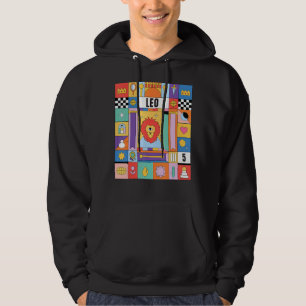 Sudadera Leo Horoscope Resumen Símbolos Místicos Zodiacos