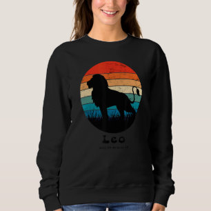 Sudadera Leo León Símbolo Zodiacal Y Horóscopo Astrología S