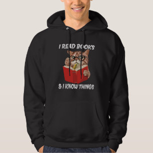 Sudadera Leo libros y sé cosas Leyendo literatura Te